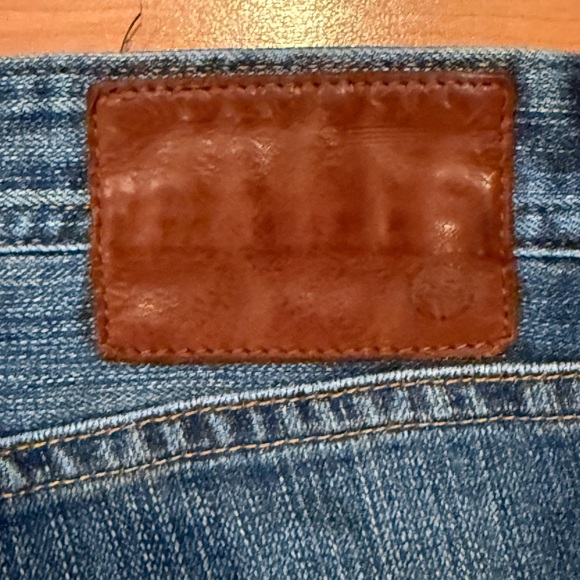 AG Adriano Goldschmied Men's Medium Blue Straight Leg Jeans Tag Size 36x34 - Picture 7 of 16